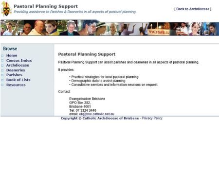 Pastoral Planning Support