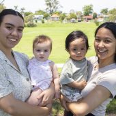 Babies and mums - Jessie and Ramona