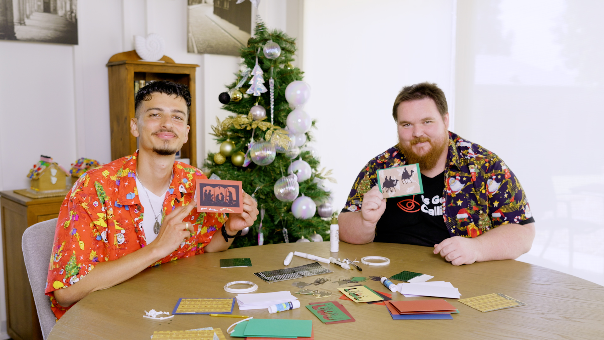 Make a Christmas card with us