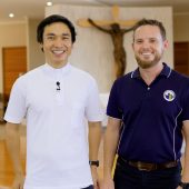 Fr Gerard Lai and Fr Josh Whitehead