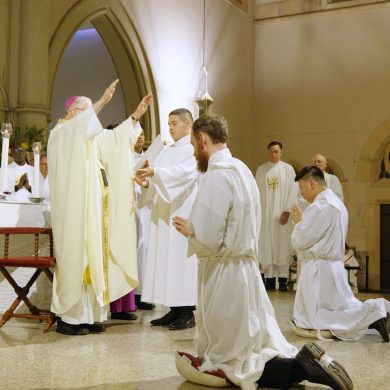 Fr Sean Woods and Fr Sang Duc Bui