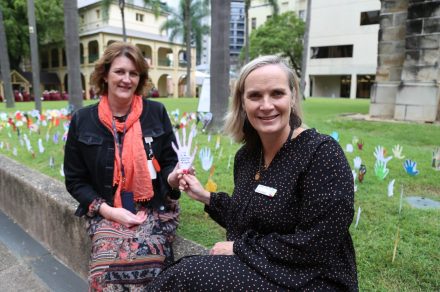 Catholic Early EdCare’s Executive Director Alana Crouch (left) and General Manager of Program and Practice, Kirsten Holland