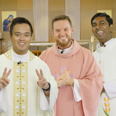 Fr Louie, Fr Josh, Fr Rony
