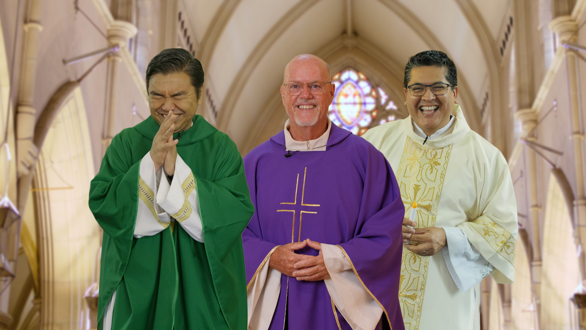 Two-Minute Homily and Reflection Bloopers Fr Francis Belcina Fr Frank Jones and Dcn Ivan Ortiz